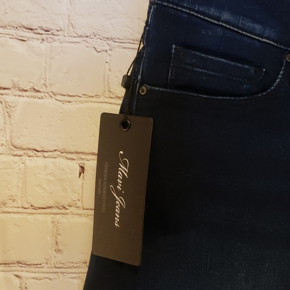 Mavi Dark Jean Shorts - Picture 3 of 8